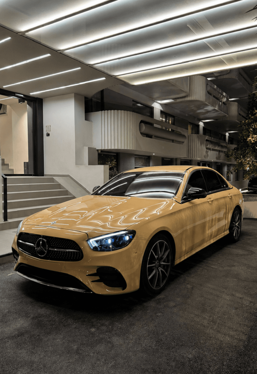 Private taxi sedan